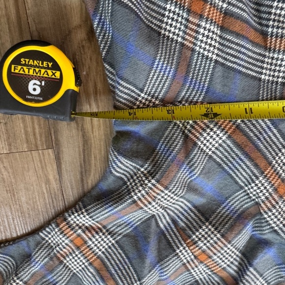 Grammar NYC  the feminine organic cotton plaid maxi dress size 6 - Picture 14 of 14